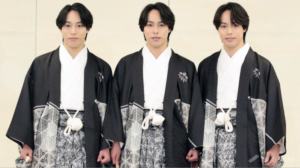 エイベックス晴れ着お披露目会に男性タレント初参加！