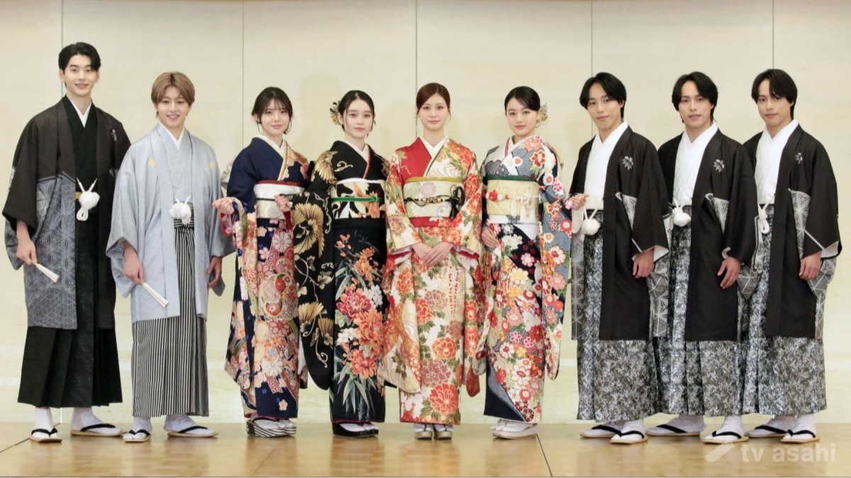 【エンタメ取材現場】生見愛瑠、高石あかり、松尾そのま、上坂樹里、「佐藤三兄弟」綾人、颯人、嘉人、荒井啓志、石川愛大　「エイベックス・マネジメント・エージェンシー2026新春晴れ着お披露目会」