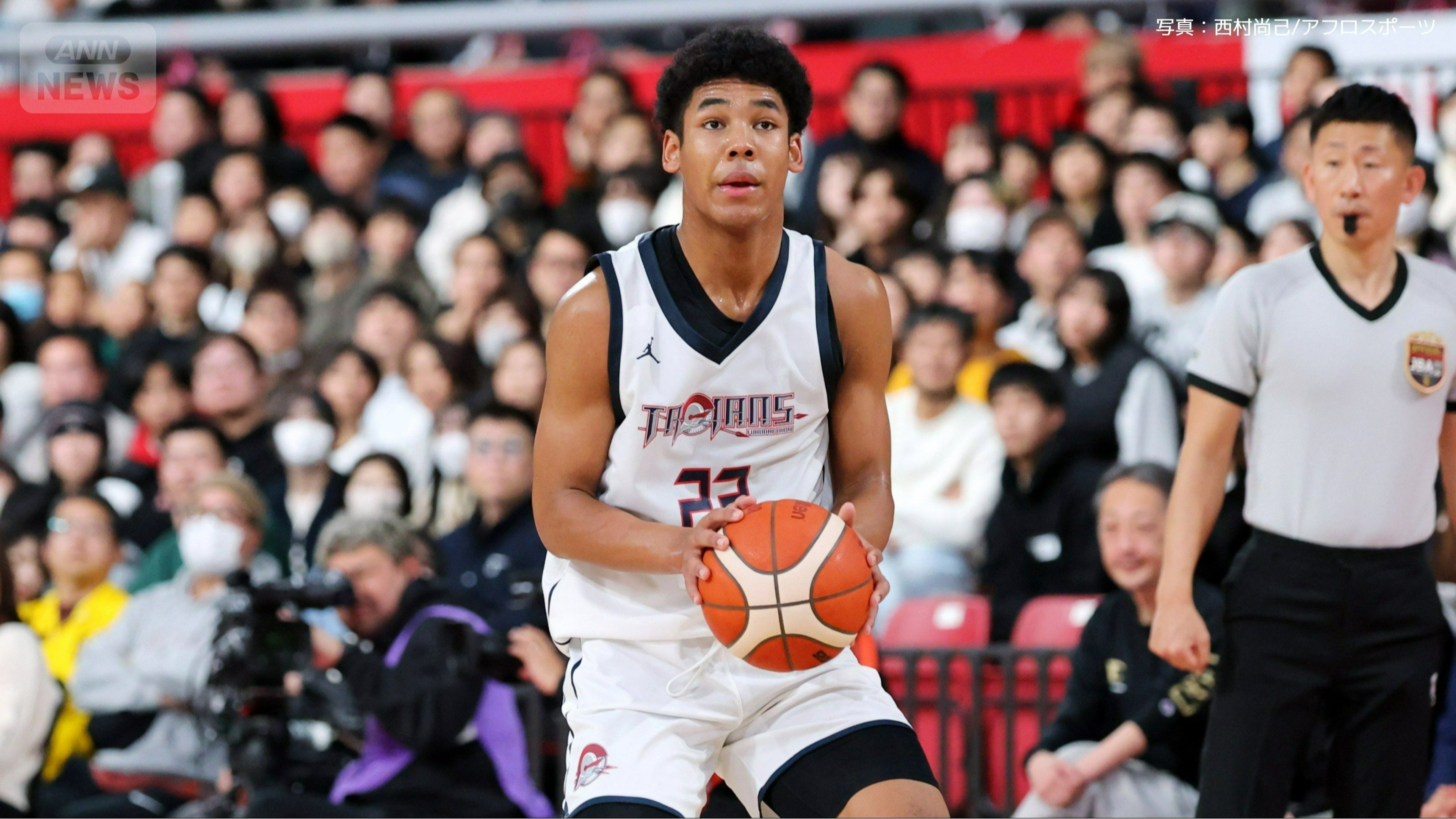 福大大濠の白谷柱誠ジャック選手（1年生）