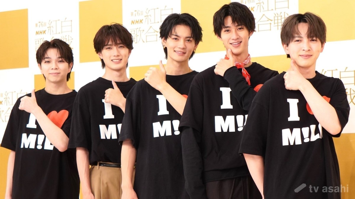 《紅白リハ》M!LK佐野勇斗、今年の漢字は「結」今後は…