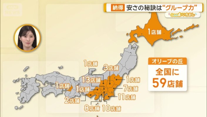 全国に約60店舗展開