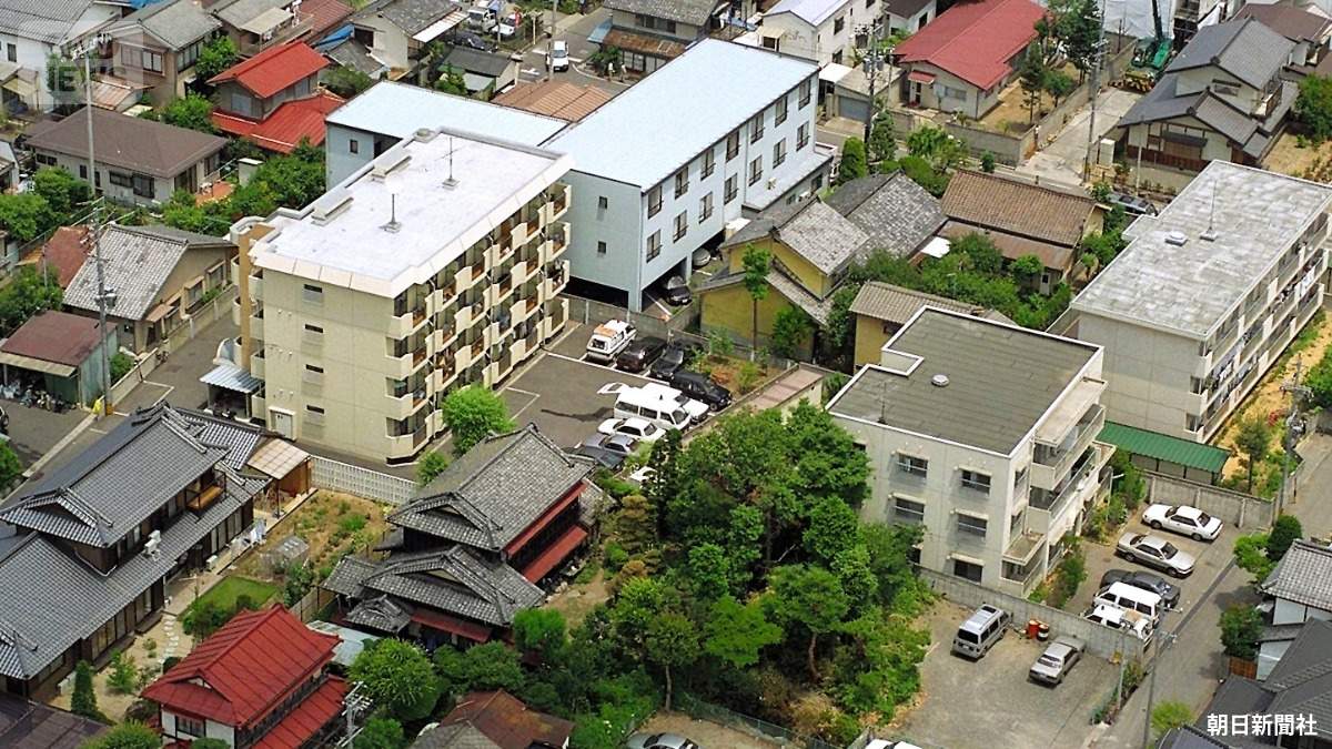 松本サリン事件の現場空撮