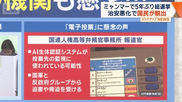 投票先の監視に使われている可能性を懸念