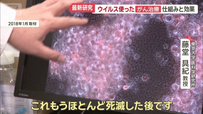 がん細胞がほとんど死滅