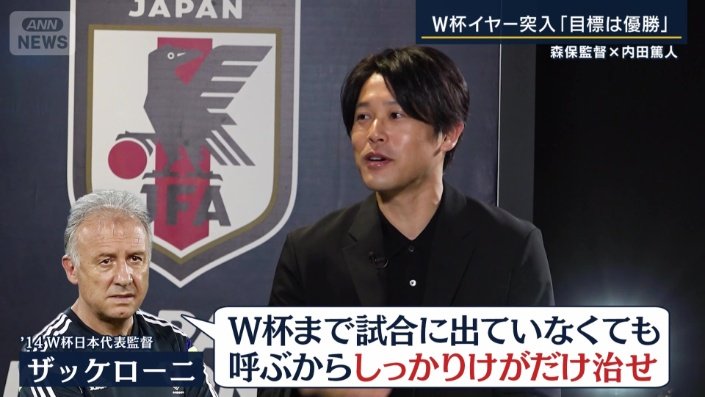 当時の日本代表・ザッケローニ監督からの言葉
