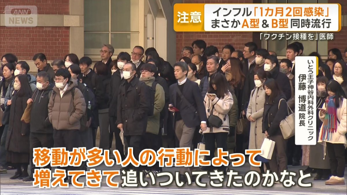 インフルエンザ今年の特徴は？