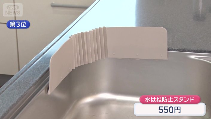 水はね防止スタンド