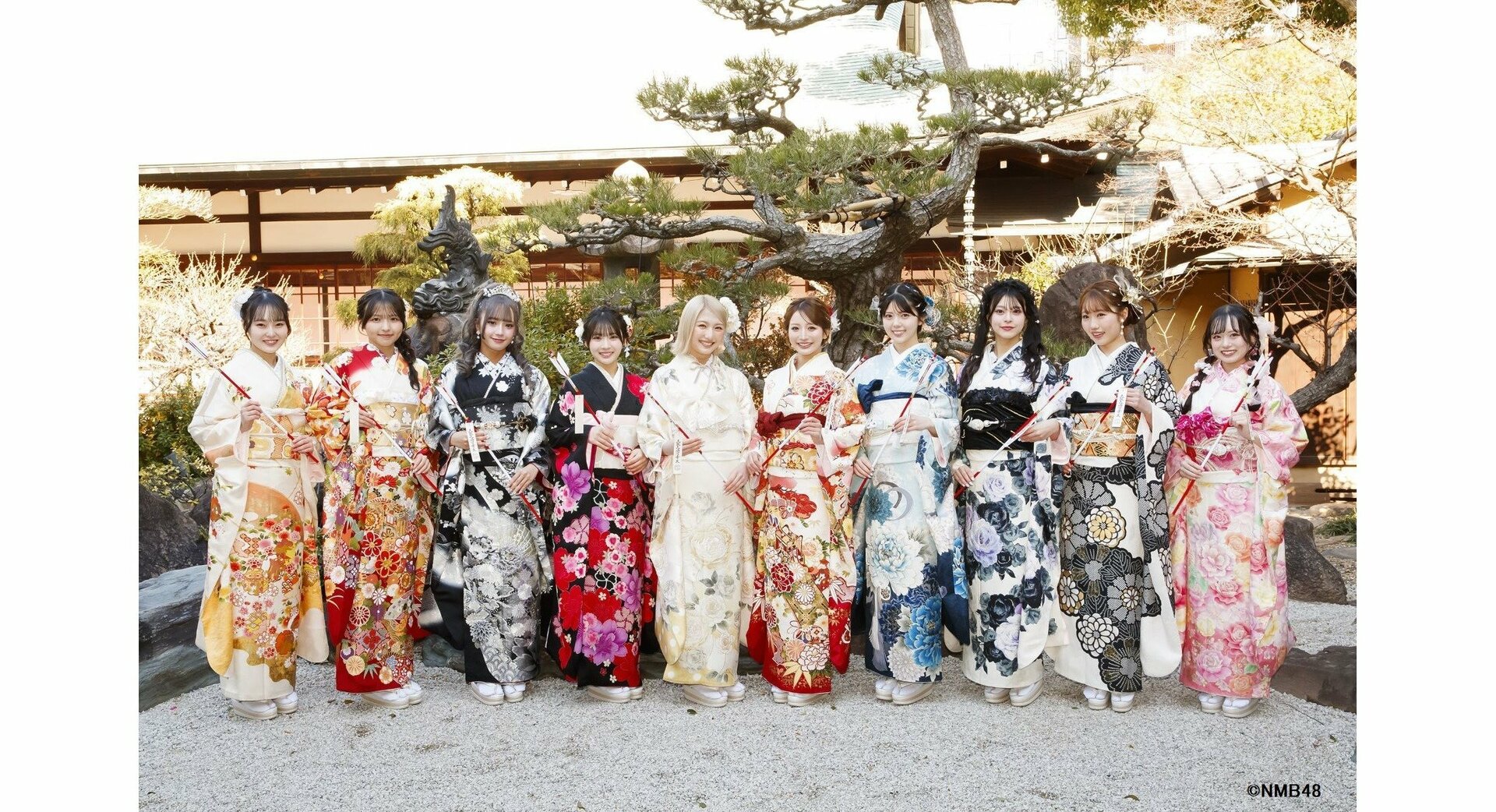 NMB48 成人式に新成人10人参加　塩月希依音の目標は「有馬記念で5万円負けたので…」