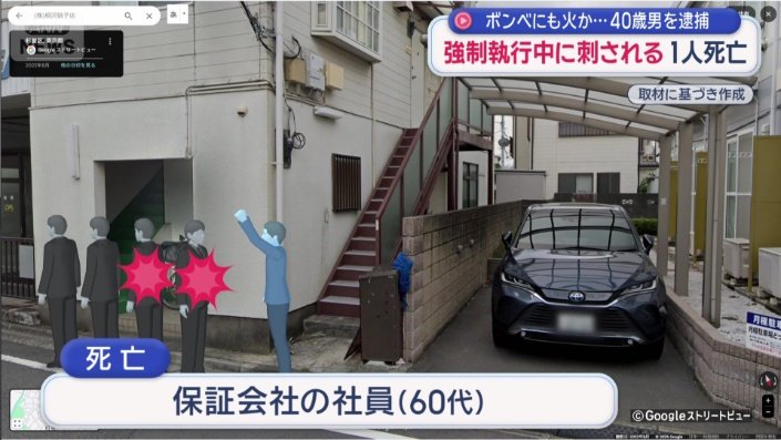 保証会社の社員(60代)死亡