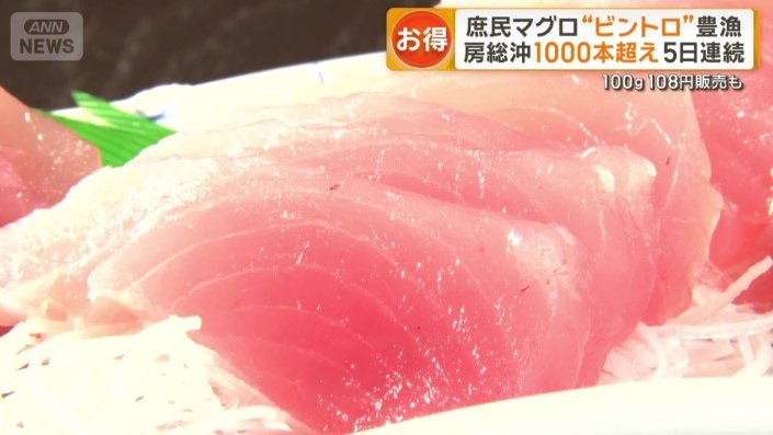 ビンチョウマグロの刺し身