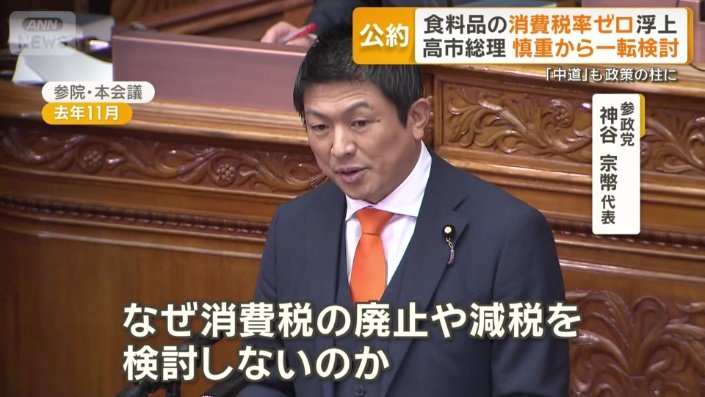 参政党　神谷宗幣代表