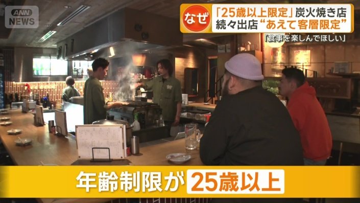 若すぎる客は入店できない店