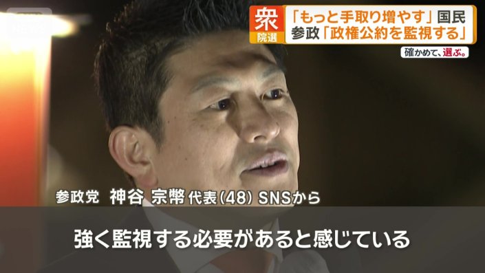 参政党の神谷宗幣代表