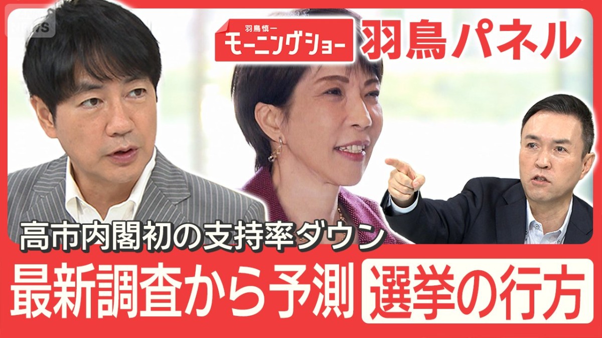 高市内閣『解散判断』支持率に影響？勝敗のカギは“無党派層”最新調査から見る衆院選