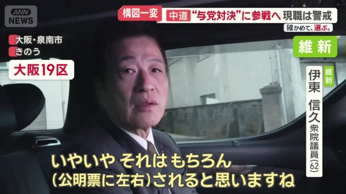 中道の存在に強い警戒感