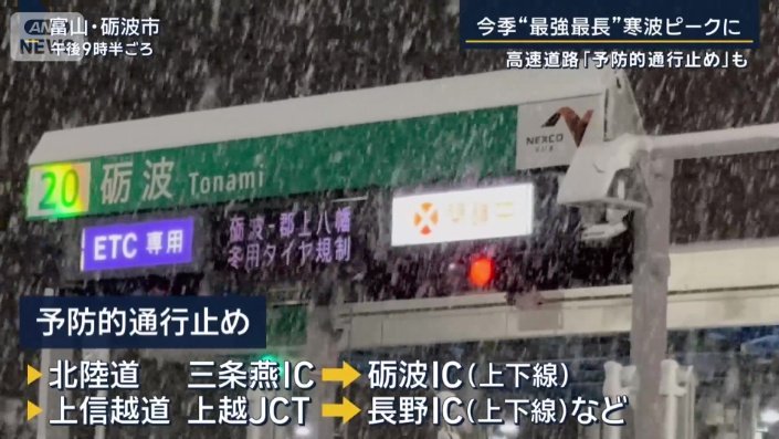 予防的通行止め