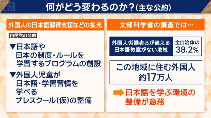 何がどう変わるのか？（主な公約）