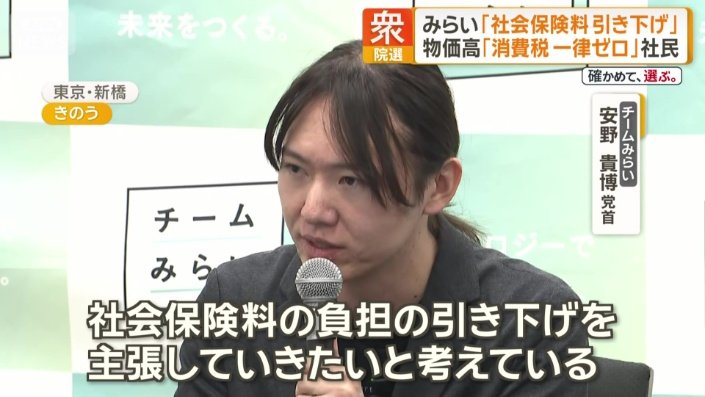 チームみらい 安野貴博党首