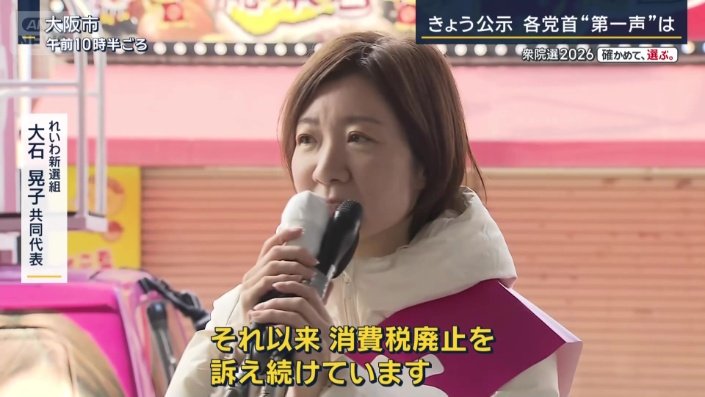 れいわ新選組 大石晃子共同代表