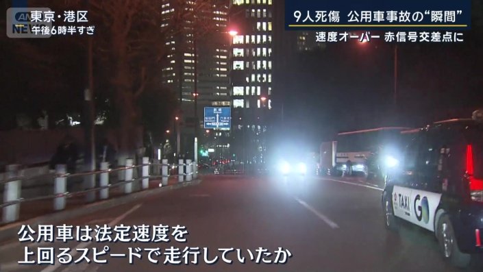 法定速度を上回るスピードで走行