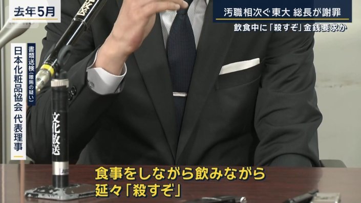 書類送検(贈賄の疑い)日本化粧品協会 代表理事