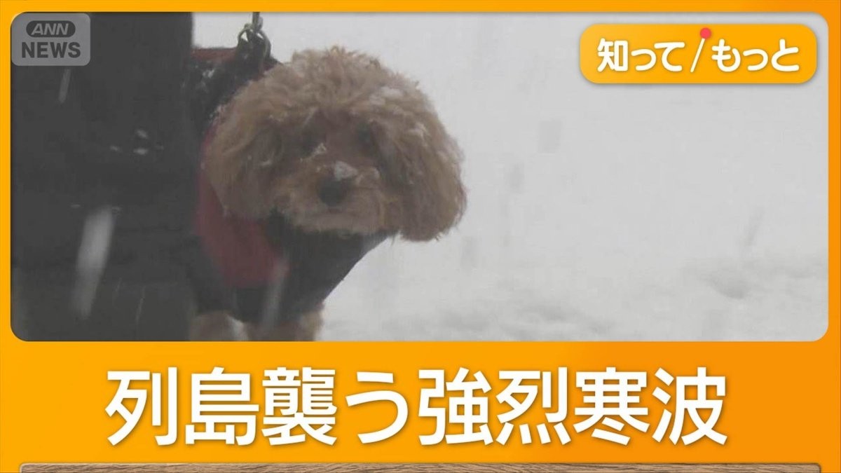 強烈寒波　青森・酸ヶ湯で積雪4.8m　東京も雪　北海道で4人乗り漁船不明