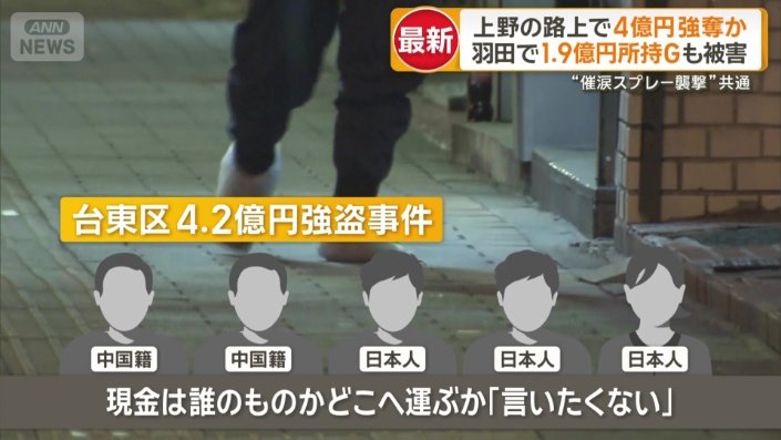 誰のものかどこへ運ぼうとしていたかなど、被害者らは「言いたくない」と話している
