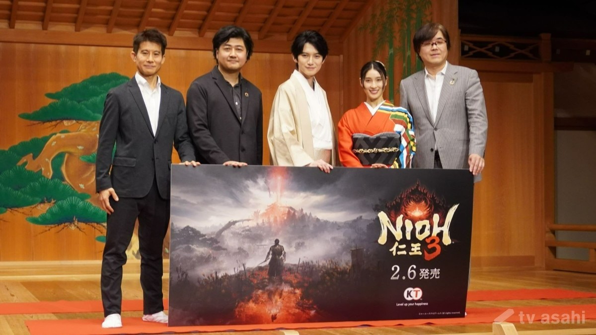 【エンタメ取材現場】本郷奏多、土屋太鳳　アクションRPGゲーム「仁王3」完成発表会