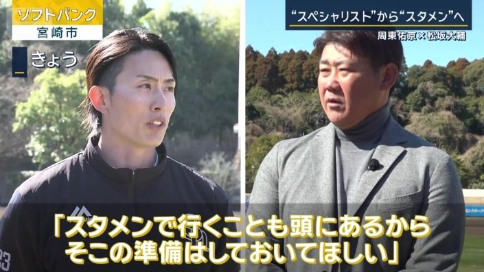 「スタメンで行くことも、準備はしておいて」