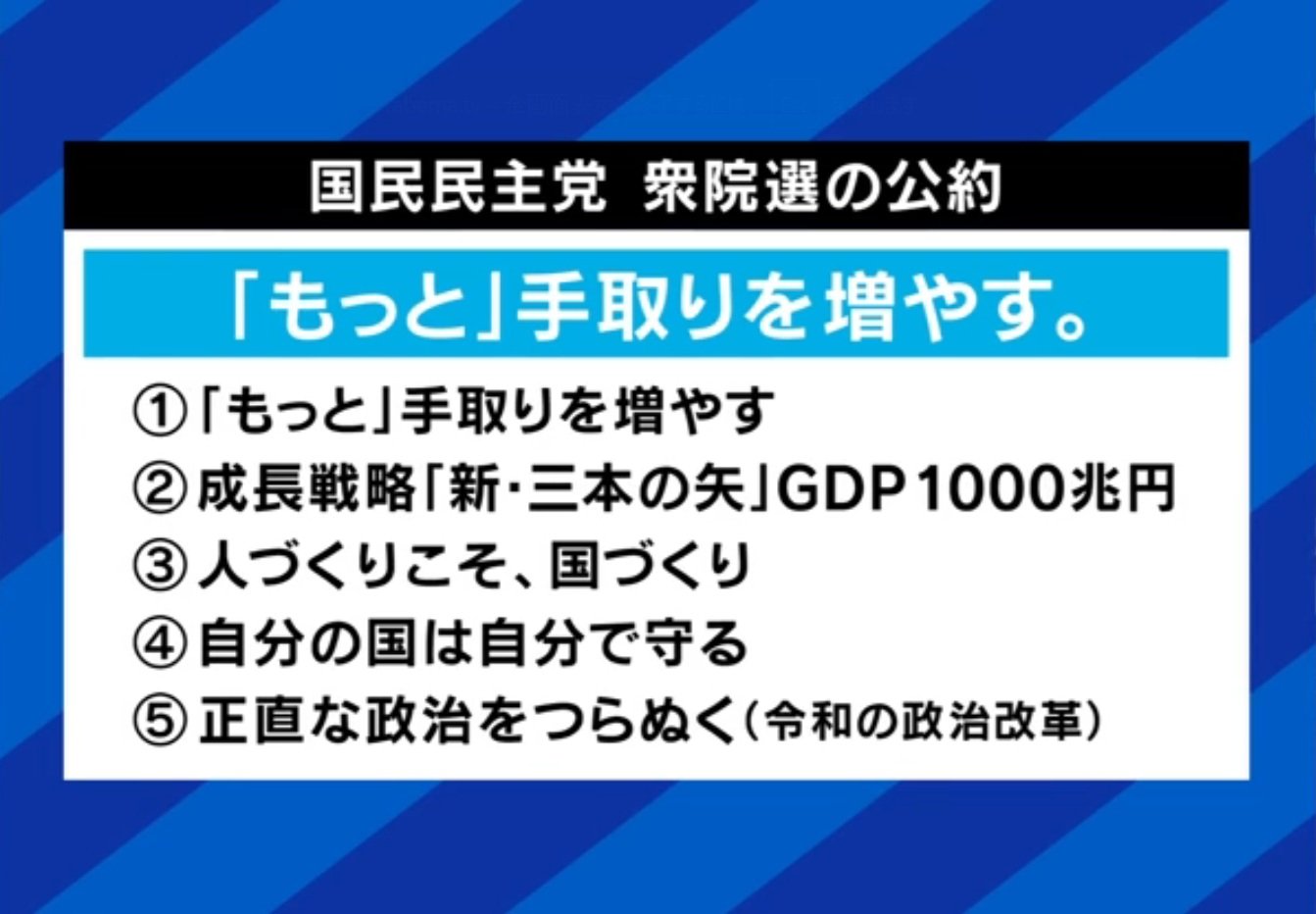 国民民主党の公約