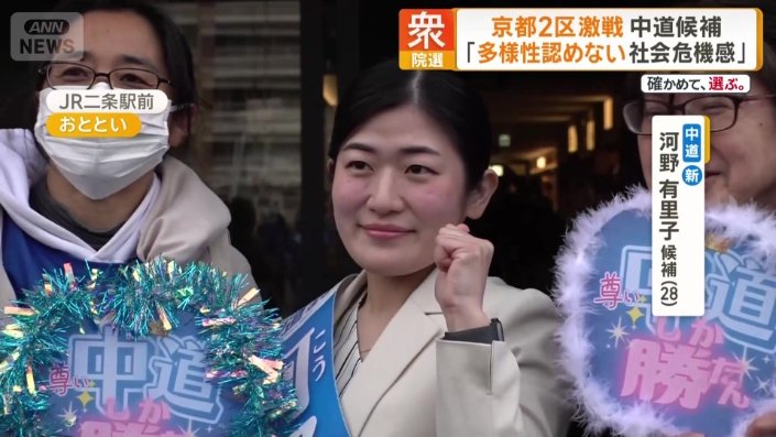 中道改革連合　河野有里子候補