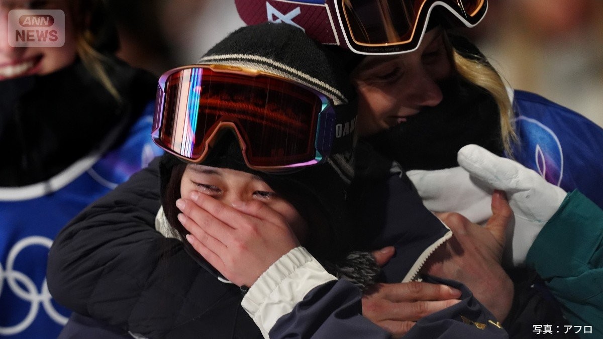 スノーボード女子ビッグエアで涙の金　村瀬心椛、一時は3位後退も…勝負技で大逆転　スキージャンプでは初五輪の二階堂蓮が銅