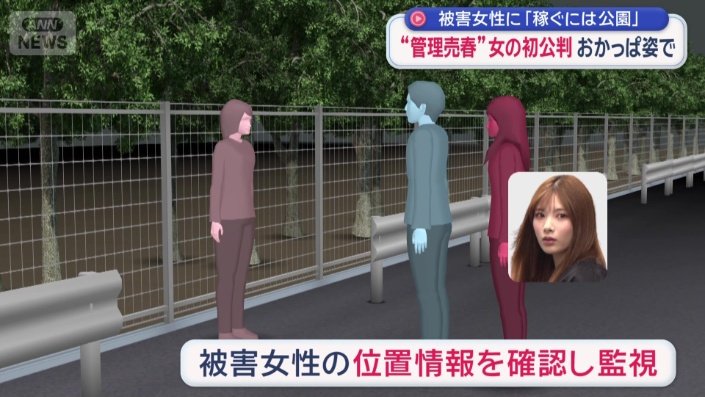 被害女性の位置情報を確認し監視