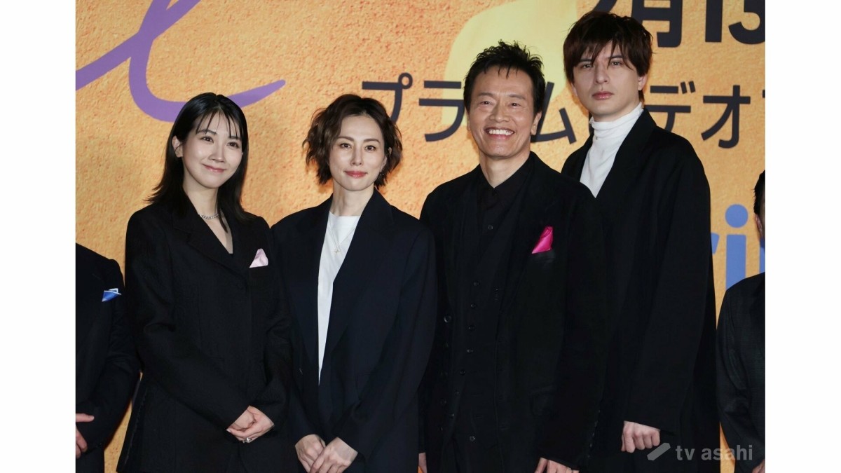 米倉涼子が久々の舞台挨拶、共演者の遠藤憲一の言葉に涙…「涼子ちゃん良かったね！」