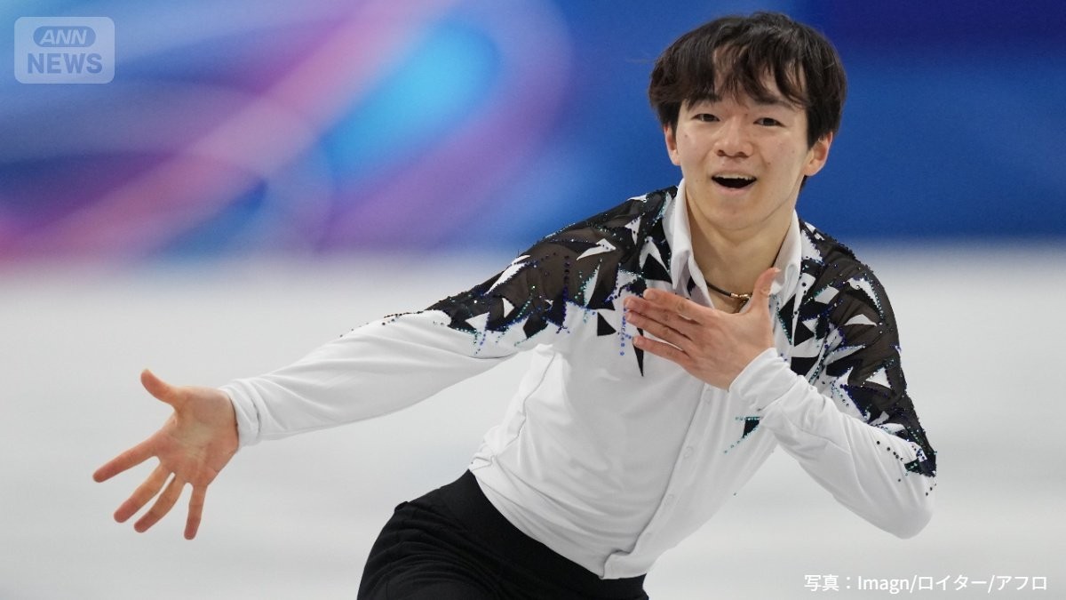 フィギュア男子ショートプログラム　鍵山優真は2位発進　1位のマリニンを追う　佐藤駿は冒頭に大技も5位