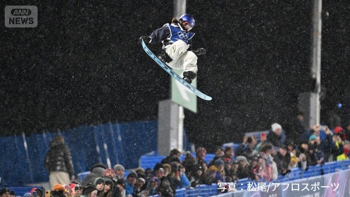 会心の滑りを見せた小野光希