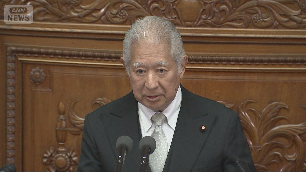 議長に選出された自民党・森英介元法務大臣