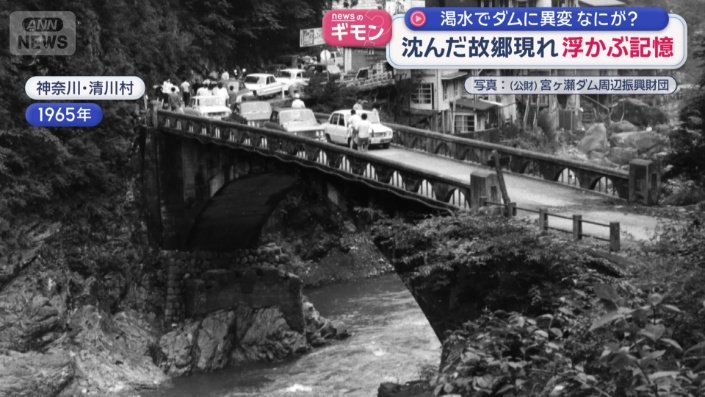 1965年、ダムができる前の写真