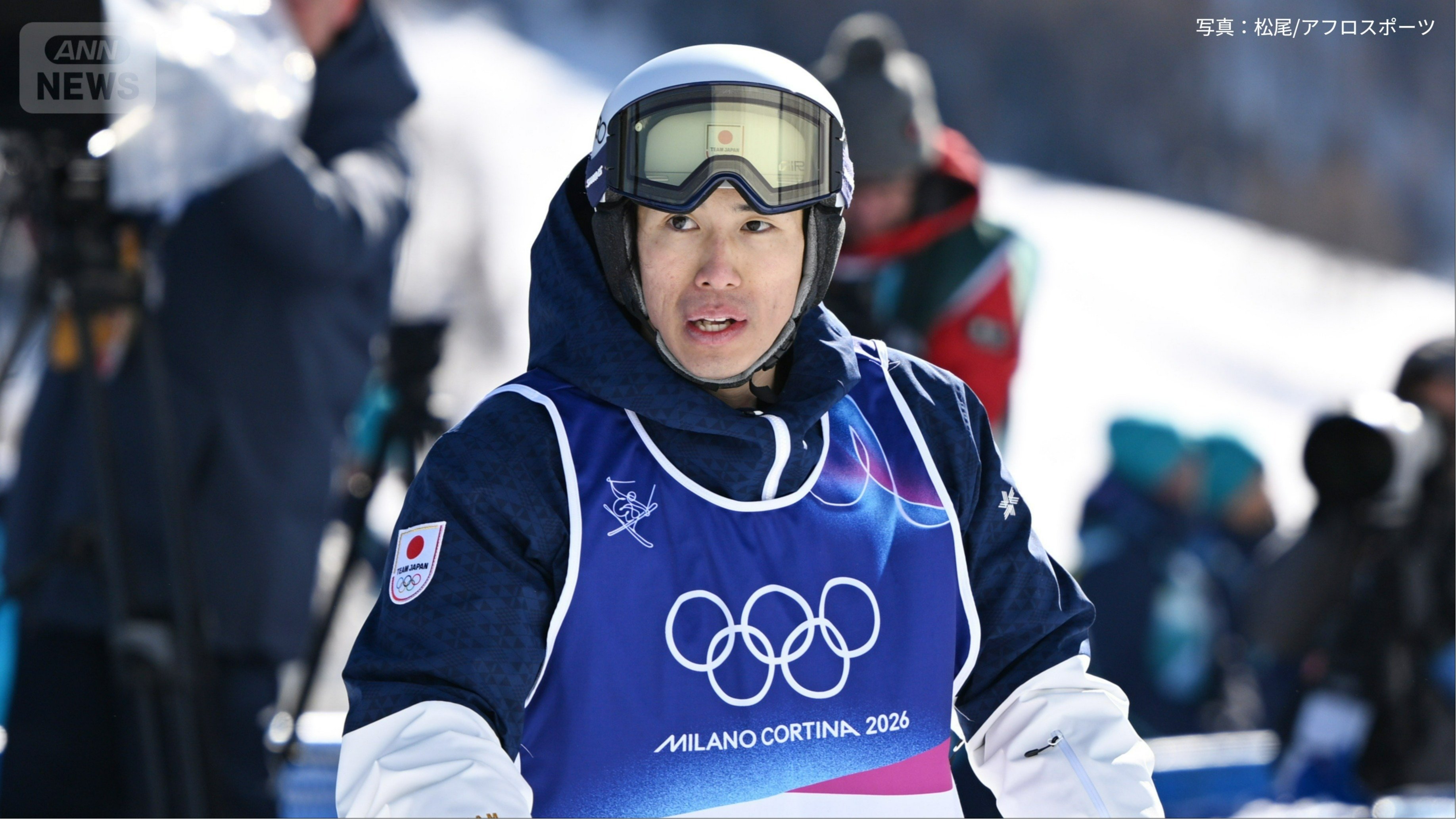 デュアルモーグル男子決勝 堀島行真選手