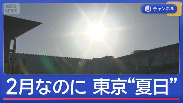 2月なのに…東京で夏日　渇水＆花粉が行楽地を直撃