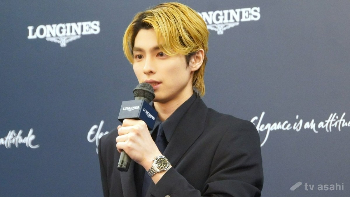 【エンタメ取材現場】本田響矢、山下美月、坂井瑠星騎手　「ロンジン アーカイブ展〜時を紡ぐウォッチメイキングの軌跡〜」発表記念イベント