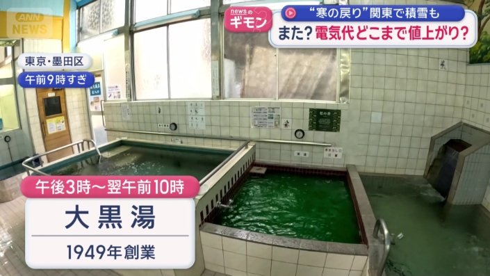 1949年創業の老舗「大黒湯」