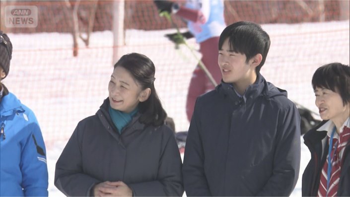 紀子さまとご一緒に観戦