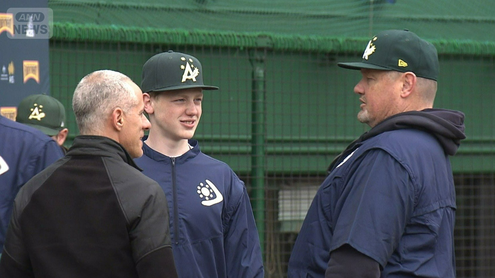 声をかけるニルソン監督