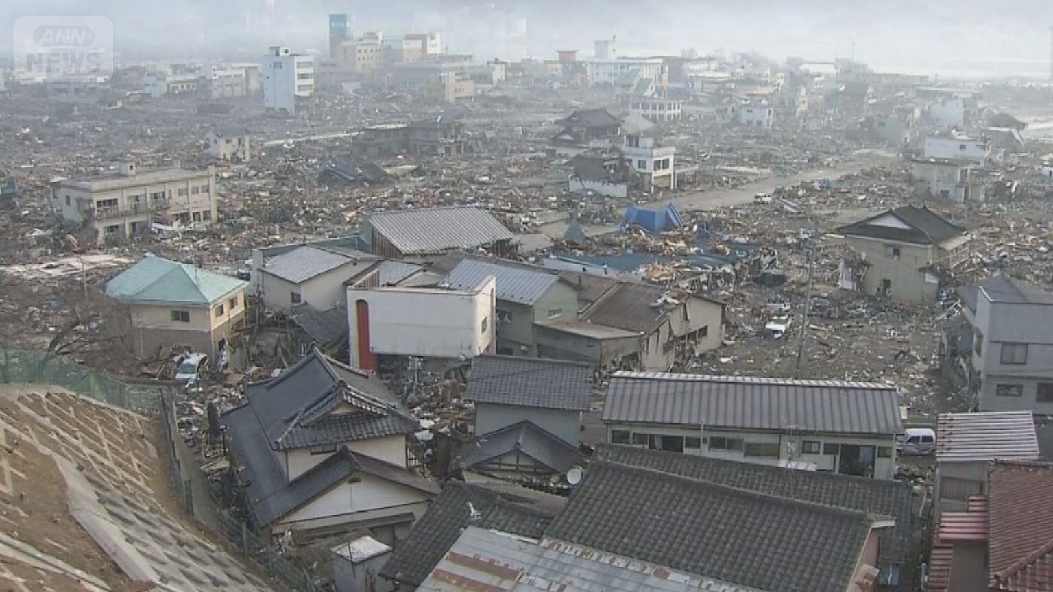 2011年の震災当時の大船渡