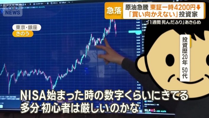 投資歴20年の男性