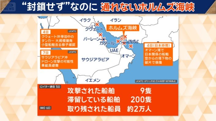 通れないホルムズ海峡