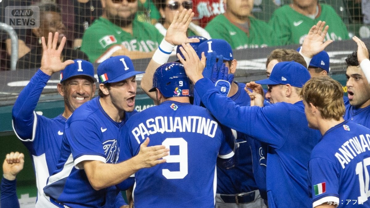 イタリア、パスクアンティノ大暴れ　WBC初1試合3発HR　ベンチは“エスプレッソ祭り”