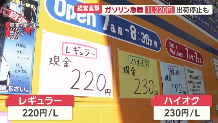 足立区にあるガソリンスタンド