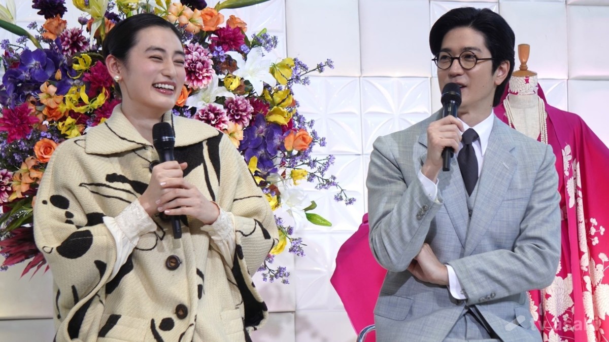 【エンタメ取材現場】八木莉可子、中島裕翔　テレビ朝日ドラマプレミアム「森英恵 Butterfly beyond（バタフライ・ビヨンド）」制作発表記者会見